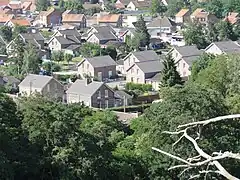 Les cités vues depuis le sommet du terril no&nbsp;157.