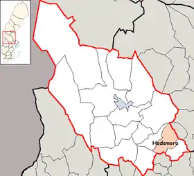 Localisation de Hedemora