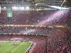 Vue intérieure lors de la finale de la HCup 2005-2006.