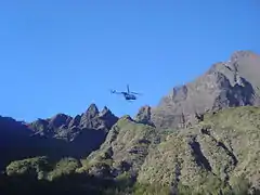 Relief inaccessible de Mafate à Marla.