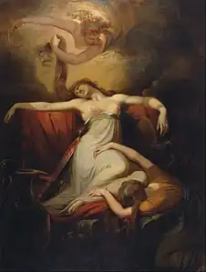 La Mort de Didon, Johann Heinrich Füssli, 1781.