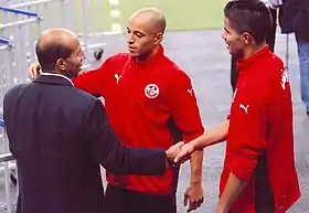 Hergal avec Yassin Mikari et Tijani Belaïd