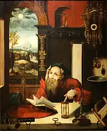 Herri met de Bles, Saint Jérôme méditant (XIVe siècle).