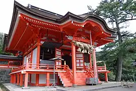 Haiden de Kami-no-miya pendant la journée