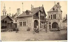 Trois maisons de l'histoire de l'habitation de  Charles Garnier.