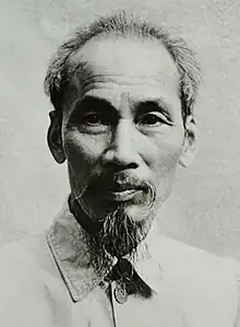 Portrait du Président Hô Chi Minh