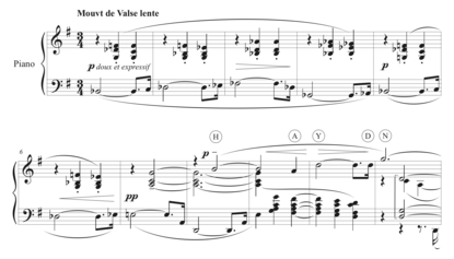 début de la partition