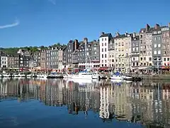 Le vieux bassin d'Honfleur.