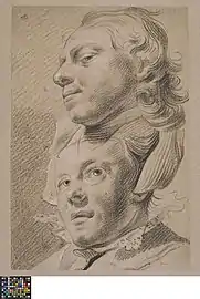 Têtes d'un jeune homme et d'une jeune femme, Bruges, musée Groeninge.