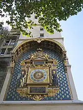 L'horloge de la tour de l'Horloge (XIVe&nbsp;siècle).