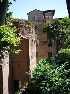 Vestiges du pavillon des Jardins de Salluste.