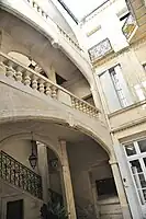 Étages de l'escalier