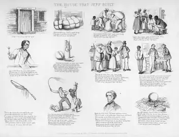 « The House That Jeff Built », dénonciation contre Jefferson Davis et l'esclavage, 1863