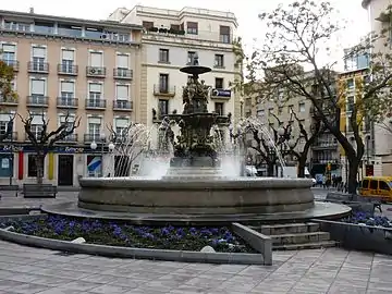 Enrique Blondeau, Fontaine des Muses (es) (1855), Huesca.