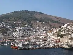 L'île d'Hydra, au sud du golfe Saronique.