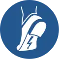 M032 – Chaussures antistatiques obligatoires
