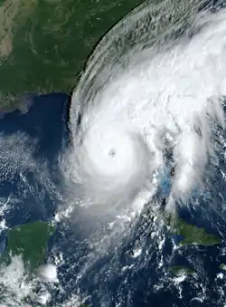 Ian à son apex le 28 septembre à 13&nbsp;h&nbsp;36&nbsp;UTC.