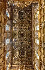 PLafond à «&nbsp;cassoni&nbsp;».