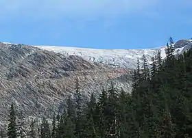 Vue du glacier en 2012.