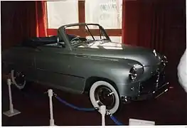 Cabriolet Standard Vanguard Phase I carrossé par Imperia en Belgique