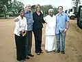 Johan Galtung à Kilinochchi en 2004/2005.