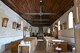 L'intérieur de l'église.