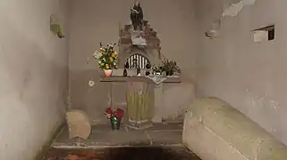 Intérieur de la chapelle en 2012.