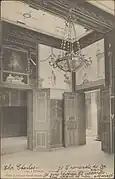 L'intérieur de la maison romaine entre 1880 et 1945