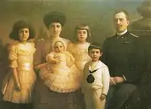 La famille royale italienne, 1908