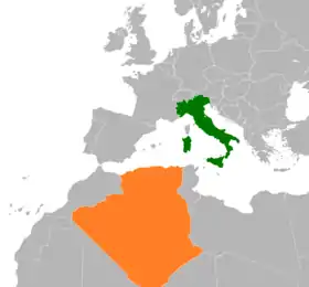 Italie et Algérie