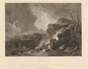 Niobe, de John Charles Varrall d'après Richard Wilson (1836, British Museum).