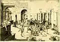 Flagellation, gravure du Maître JG. British Museum, 1845.8.9.1567, gravure incomplète datée de 1526.