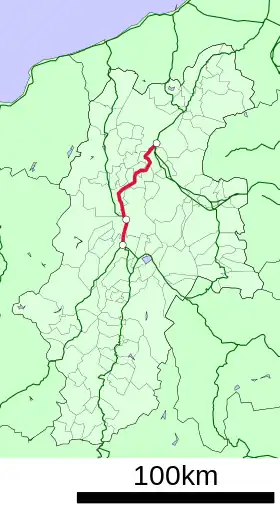 Voir la carte de la ligne.