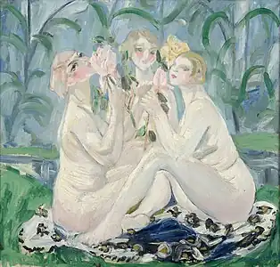 Les Frivoles, musée d'Arts de Nantes, vers 1914.