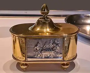 Boîte à hosties (1838) par Jacques-Frédéric ou Joachim-Frédéric.