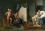 Apelle peignant Campaspe en présence d'Alexandre, Jacques-Louis David, Palais des beaux-arts de Lille (début XIXe&nbsp;siècle).