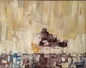 l'Orchestre  (1958). (36&nbsp;×&nbsp;52&nbsp;cm)