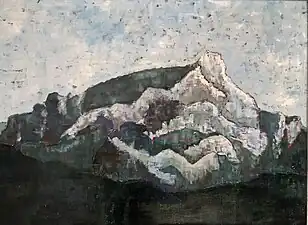 Ste-Victoire (1988). (60&nbsp;×&nbsp;81&nbsp;cm)