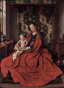 Vierge à l'Enfant lisant, National Gallery of Victoria, Flandres, XVe&nbsp;siècle