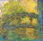 "The Japanese Bridge" (1918-1924) by Claude Monet - Asahi Group Sanso Museum (W 1926)