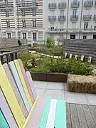 Le jardin sur le toit de la Mce