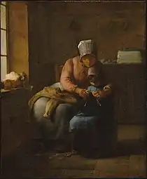 Leçon de tricot, 1854Musée des Beaux-Arts (Boston)