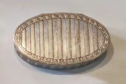 Tabatière de Jean Regnard Burand (1789).