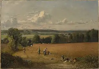 Le champ de blé, 1816, huile sur toile, 54,6&nbsp;×&nbsp;78,1&nbsp;cm, Clark Art Institute.