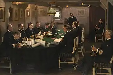 Capitulation allemande sur le HMS&nbsp;Queen Elizabeth (November 1918)