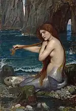 "Une sirène" par John William Waterhouse.