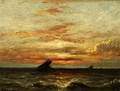 Coucher du soleil, Sheffield, Sheffield Galleries and Museums Trust&nbsp;(en).