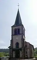 L'église Sainte-Claire à Julienrupt.