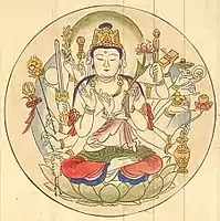 Guanyin, Japon du XIIe siècle