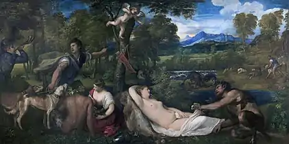 Jupiter et Antiopeou Vénus du Pardo,Le Titien